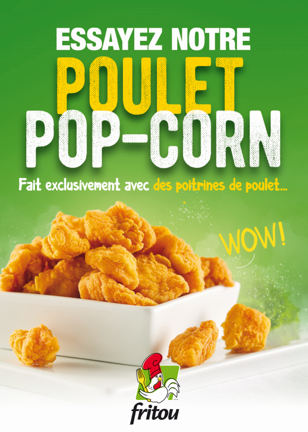 Poulet Popcorn Fritou